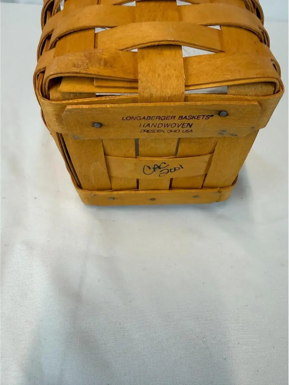 2001 Longaberger Teaspon Basket 5